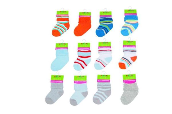 Kojenecké froté ponožky  (0 až 6m)