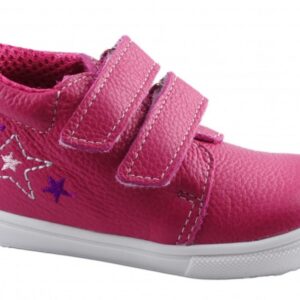 dívčí celoroční obuv J022/M/V - hvězdy růžová