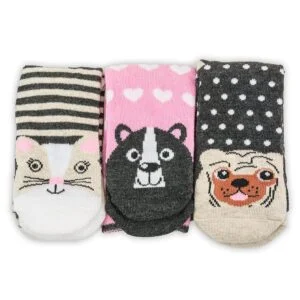 veselé ponožky FUNNY dívčí - 3pack