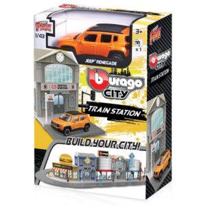 Bburago city 1:43 18-31505 Vlaková stanice