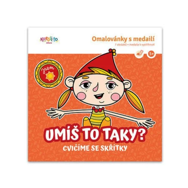 Omalovánky - Umíš to taky? - cvičíme se skřítky