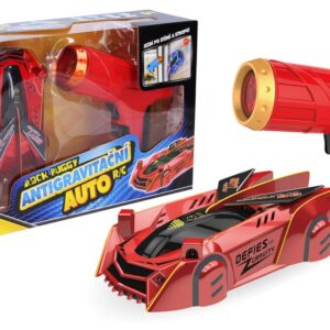 ROCK BUGGY Auto antigravitační RC s laserem 15 cm červené