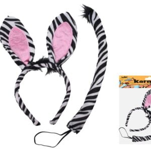 Set karneval - čelenka zebra