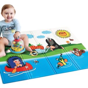 Skládací pěnová podložka Krtek 120 x 90 cm