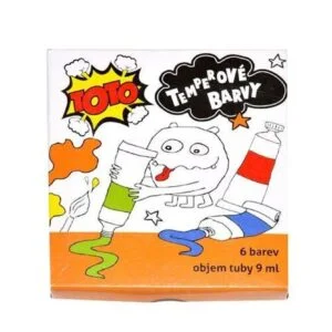 Temperové barvy 6 ks