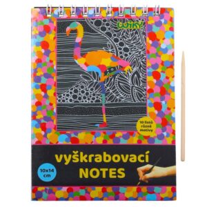 Vyškrabovací notes 10x14cm / 10 listů