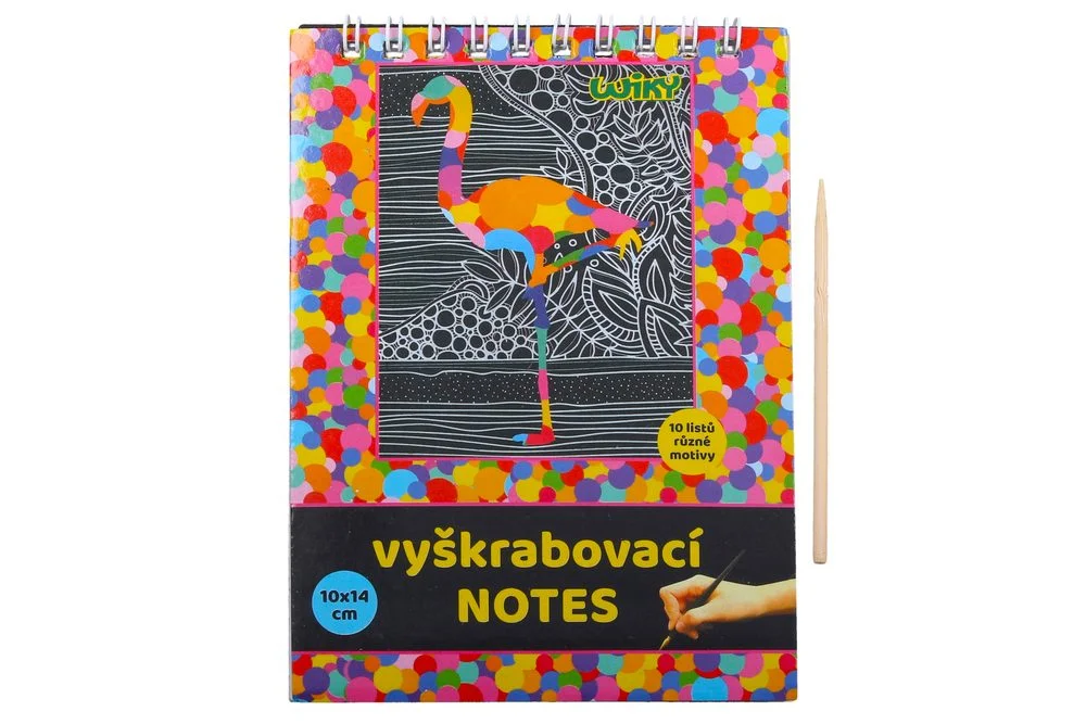 Vyškrabovací notes 10x14cm / 10 listů