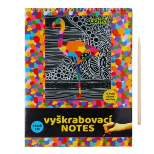 Vyškrabovací notes 21x28cm / 10 listů
