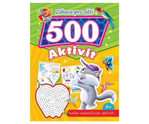 500 aktivit pro děti kočka
