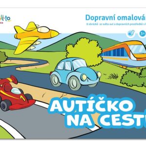 Autíčko na cestě omalovánka A5