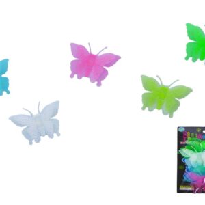 Motýl svítící ve tmě 6ks