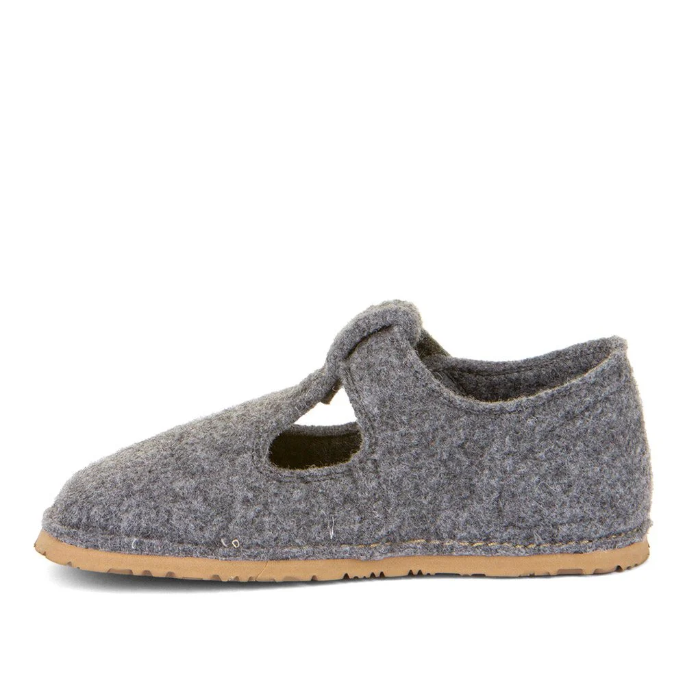 Chlapecké barefoot bačkory FLEXY WOOLY Gray; Froddo; G1700378-2; šedá - 30