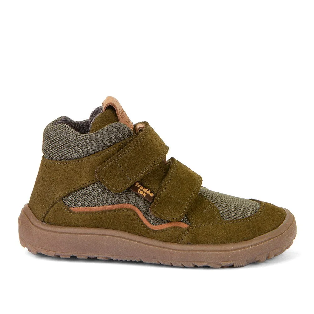 Chlapecké barefoot boty TEX AUTUMN Olive Froddo G3110254-2- zelená - 40