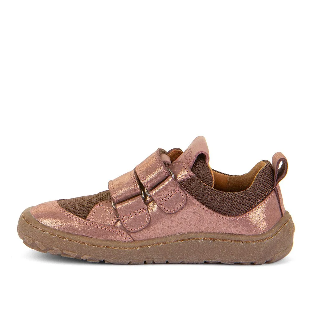 Dívčí barefoot tenisky BASE Pink/Gold Froddo G3130259-6 - růžová - 36