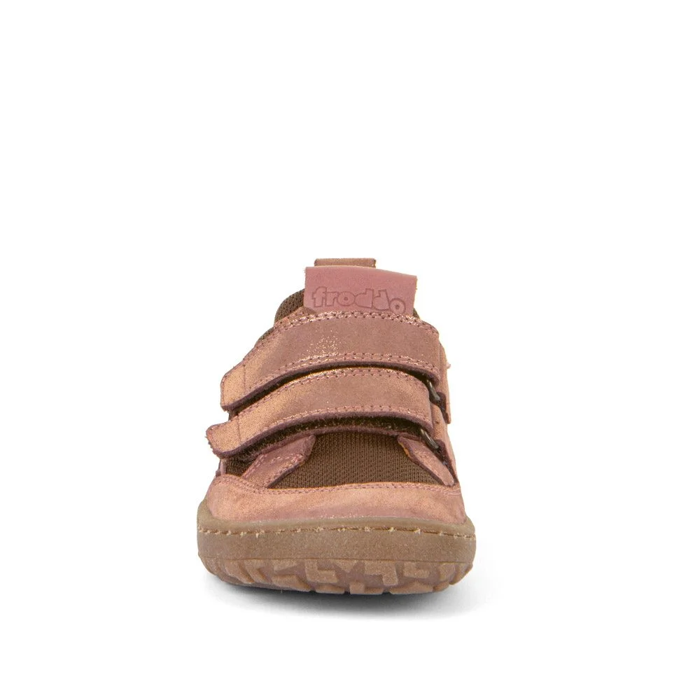 Dívčí barefoot tenisky BASE Pink/Gold Froddo G3130259-6 - růžová - 36