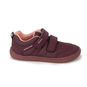 Dívčí barefoot tenisky s membránou NOLAN BORDO Protetika - červená - 23