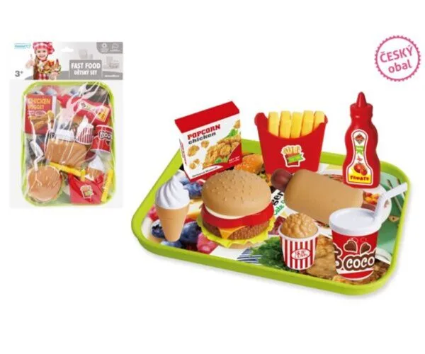Občerstvení Fast Food s táckem - český obal