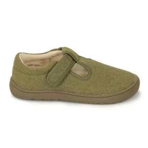Papuče chlapecké barefoot KIRBY KHAKI