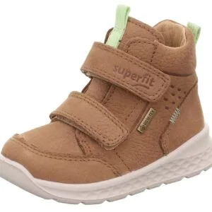 Dětská celoroční obuv BREEZE  Brown/Light Green  Gore-Tex