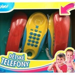 Dětské drátové telefony - český obal