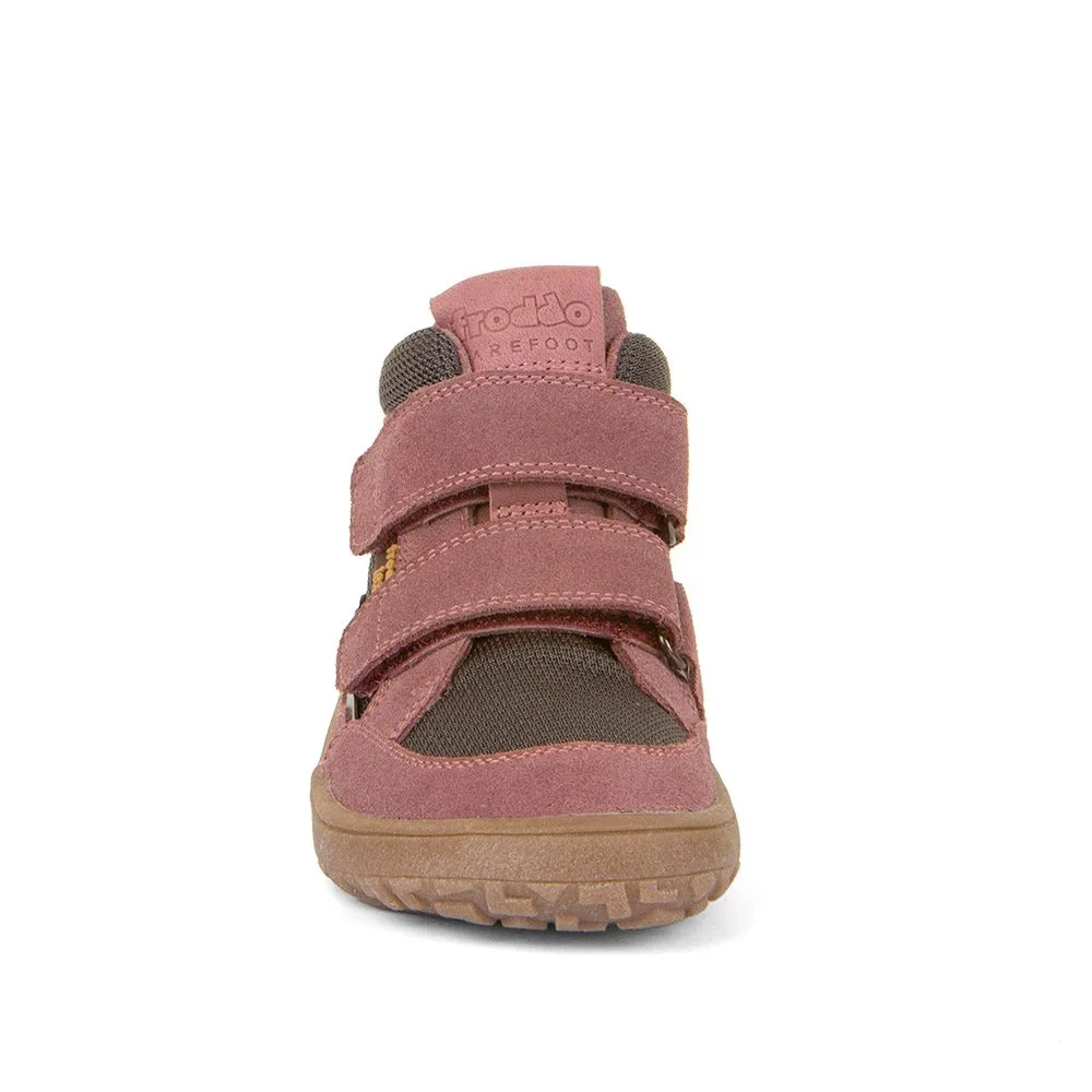 Dívčí barefoot boty TEX AUTUMN  Gray/Pink Froddo G3110254-6 - šedá - 40