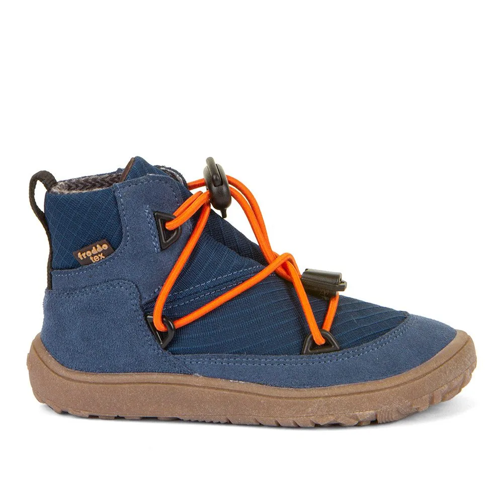 Chlapecké celoroční barefoot boty TEX TRACK Denim Froddo G3110257-1 - světle modrá - 41