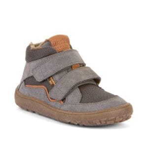 Dětské zimní barefoot boty TEX WOOL Gray