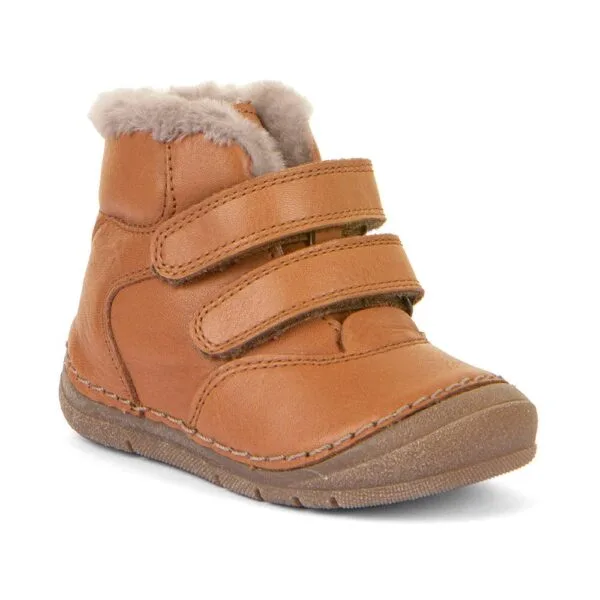 Dětské zimní boty Flexible PAIX UP WINTER Cognac