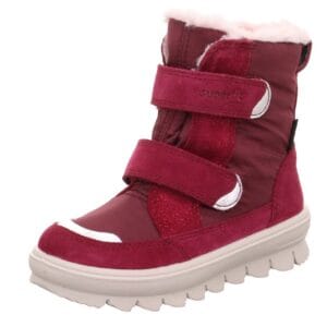 Dívčí zimní boty FLAVIA Red/Silver Gore-Tex