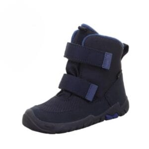 Chlapecké zimní boty barefit TRACE Blue Gore-Tex