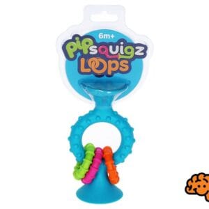 Chrastítko pipSquiz Loops modré