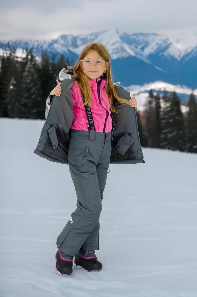 Dívčí bunda lyžařská zimní NANDA Pidilidi