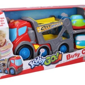 Kiddy Auto odtahovka s efekty 31 cm 2 auta 9 cm