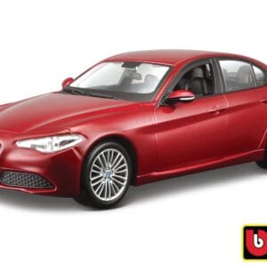 Bburago 1:24 Alfa Romeo Giulia (2016) Metallic Red