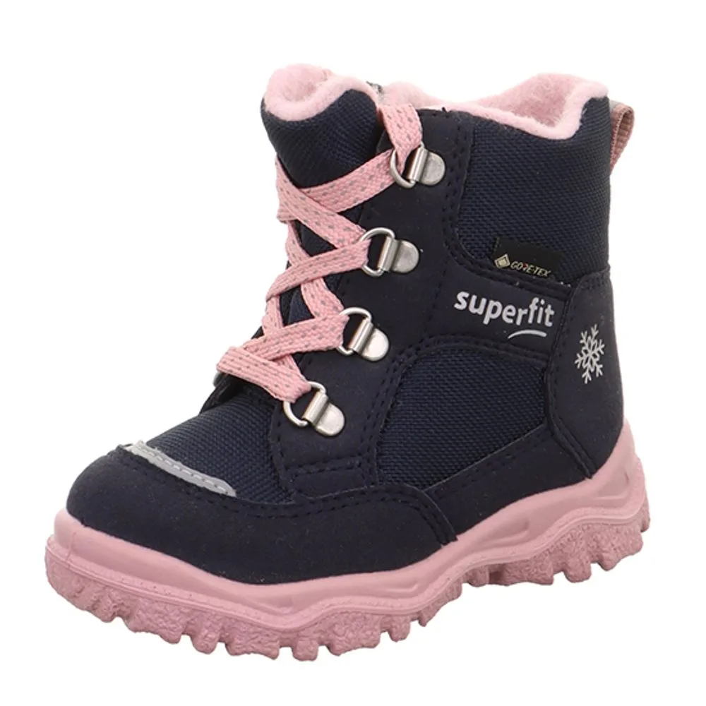 Dívčí zimní boty HUSKY1 Blue/Pink Gore-Tex