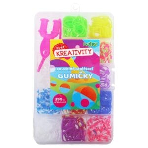 Kouzelné zaplétací gumičky 390ks + příslušenství