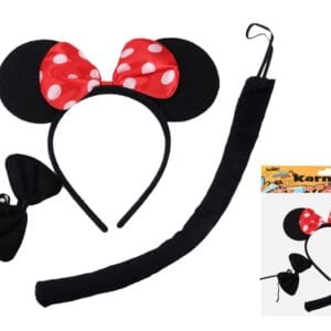 Set karneval - myška černá