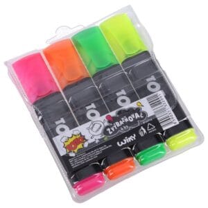 Zvyrazňovač silný sada 4 ks