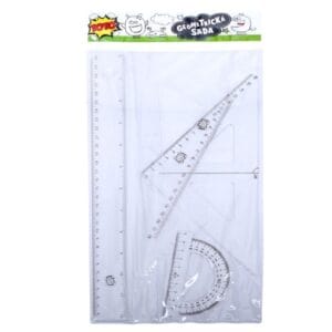 Geometrická sada transparent