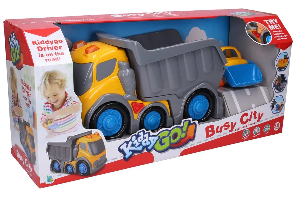 Kiddy Auto sklápěcí s efekty 31 cm buldozer 13