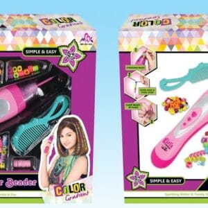 Navlékač korálků do vlasů