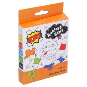 Temperové barvy kov 6ks - 12ml