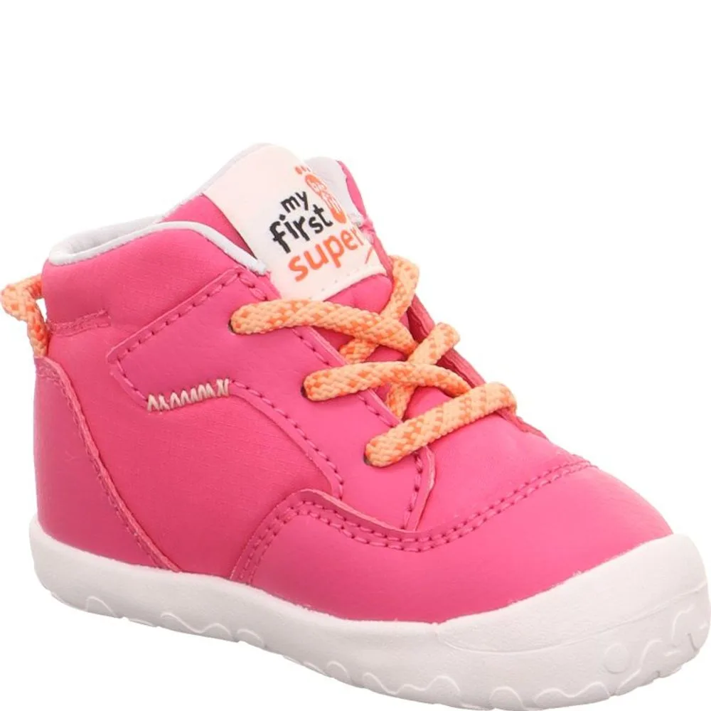Dívčí barefit tenisky FLUMMI PINK/ORANGE Superfit 1-009666-5500 - růžová - 23
