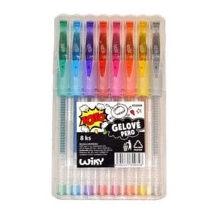 Gelové pero sada 8 ks