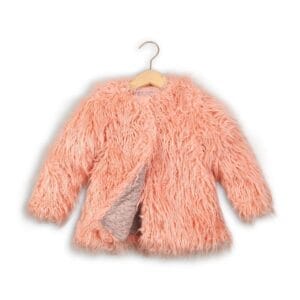 Kabát dívčí chlupatý