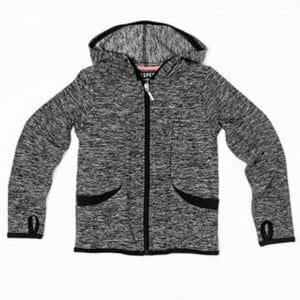 Mikina dívčí sportovní s kapucí