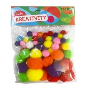 Pom pom mix velikostí