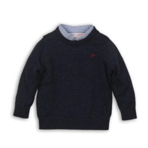 Svetr chlapecký se vsazenou košilí