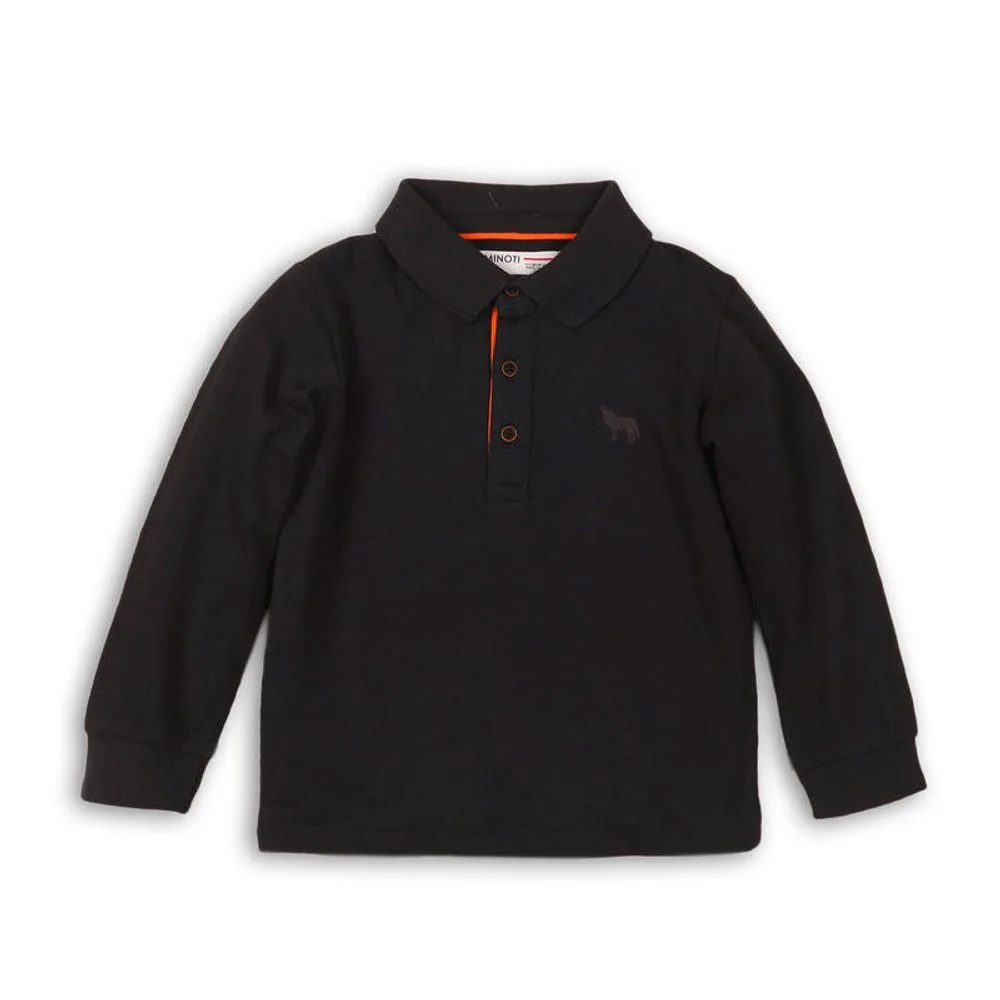 Tričko chlapecké POLO bavlněné s dlouhým rukávem