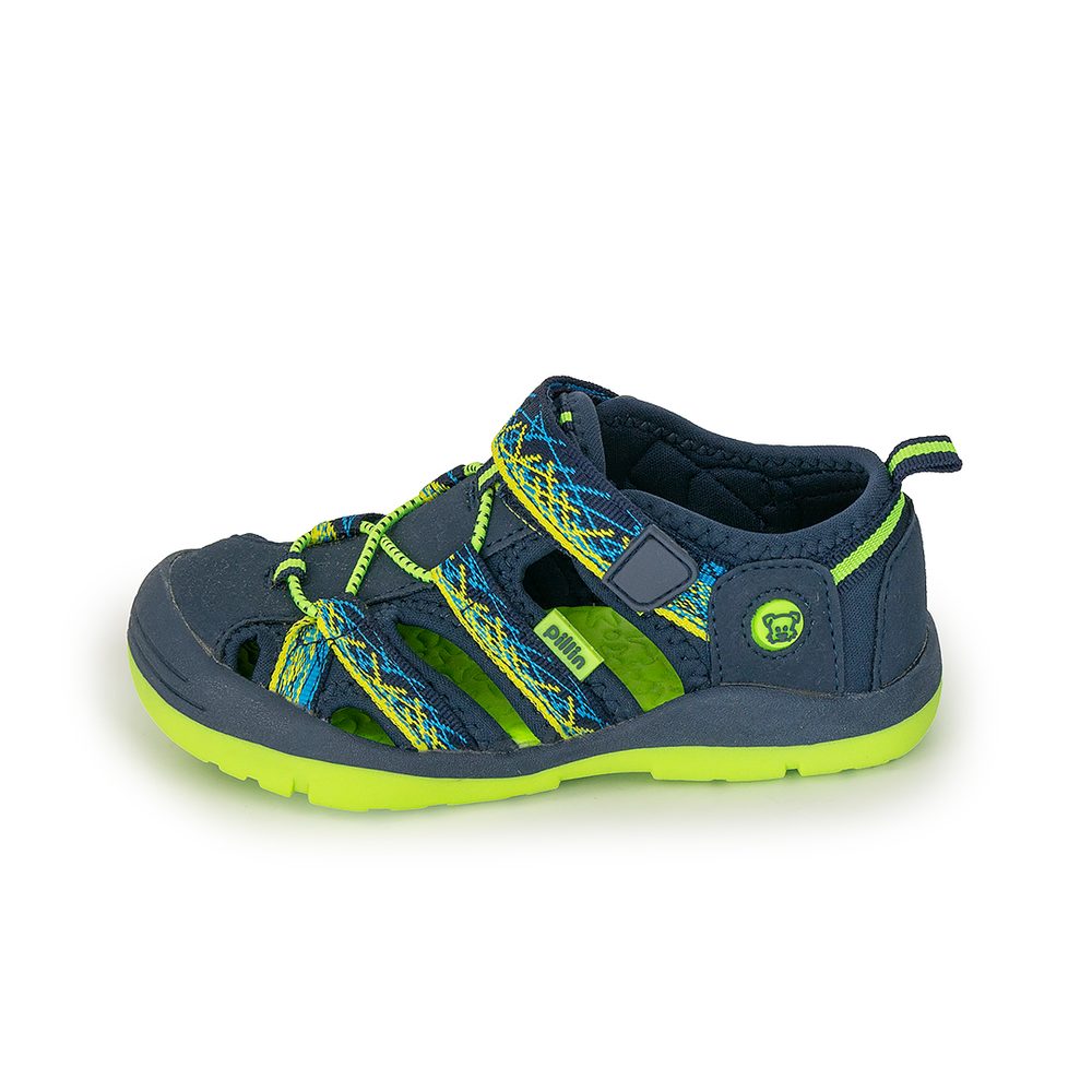 Chlapecké sandály BUGGA TIKI Dark Blue/Green - tmavě modré - 38